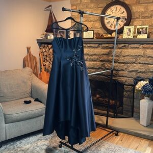 Navy blue formal dress
